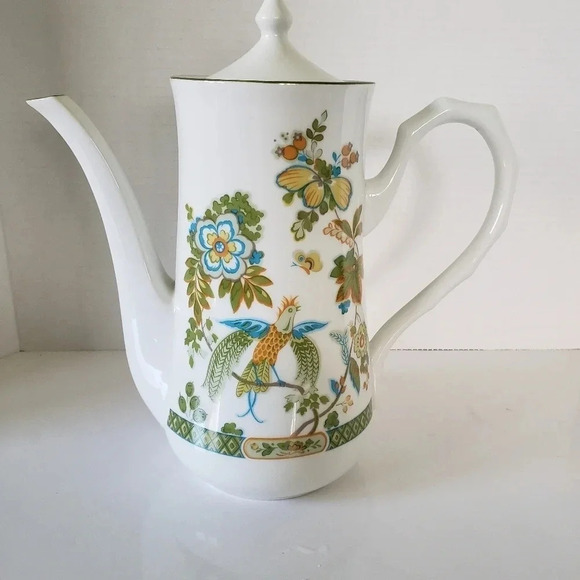 Vintage One World Sango Jade Garden  Porcelain Coffee Pot. - Picture 2 of 10